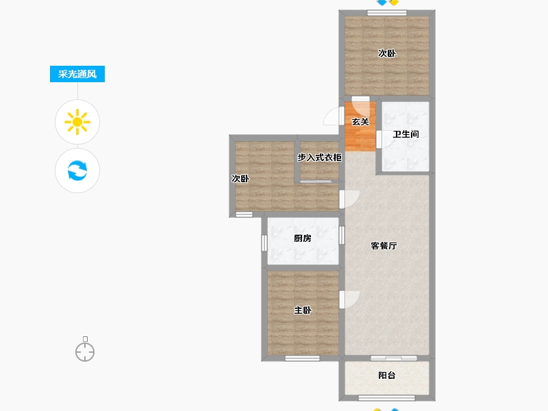 河北省-保定市-名流家和-88.14-户型库-采光通风