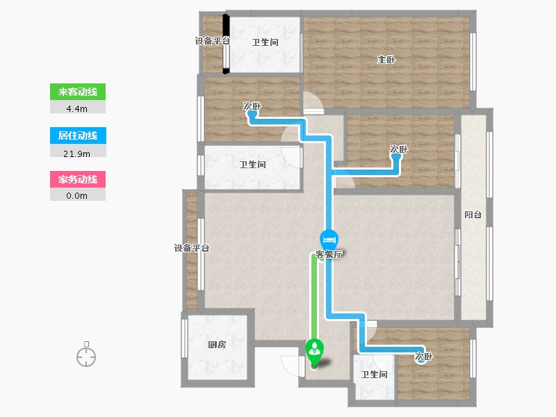 山东省-潍坊市-恒信弥水春风-138.15-户型库-动静线