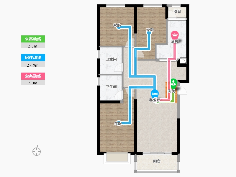 山西省-太原市-林语郡-98.79-户型库-动静线