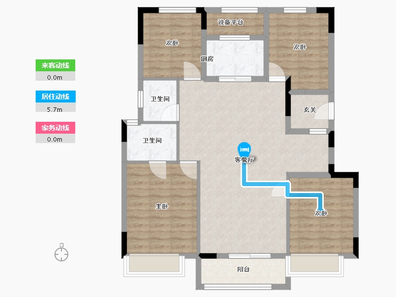 浙江省-湖州市-奥园誉尚府-101.01-户型库-动静线