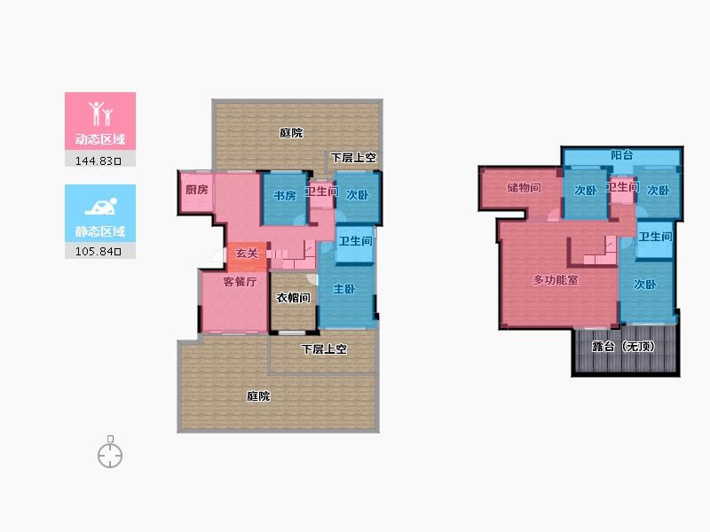 四川省-成都市-德商御�Z天骄-390.23-户型库-动静分区