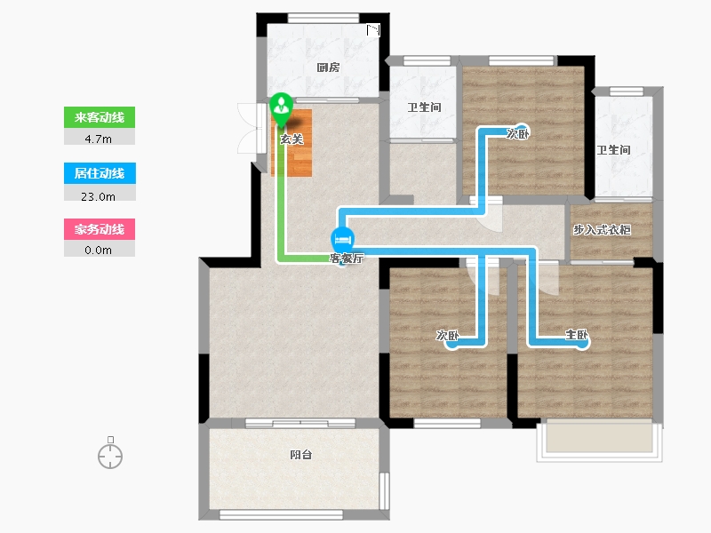 河南省-鹤壁市-富春江锦园-97.00-户型库-动静线