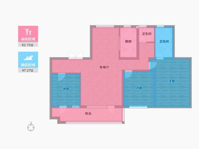 山东省-济宁市-尚龙原著-98.00-户型库-动静分区