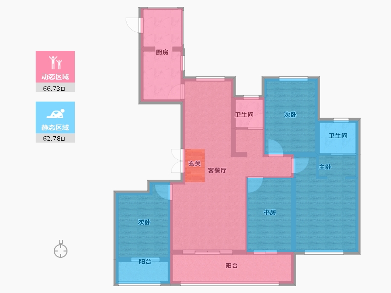 浙江省-温州市-海悦城钰园-116.00-户型库-动静分区