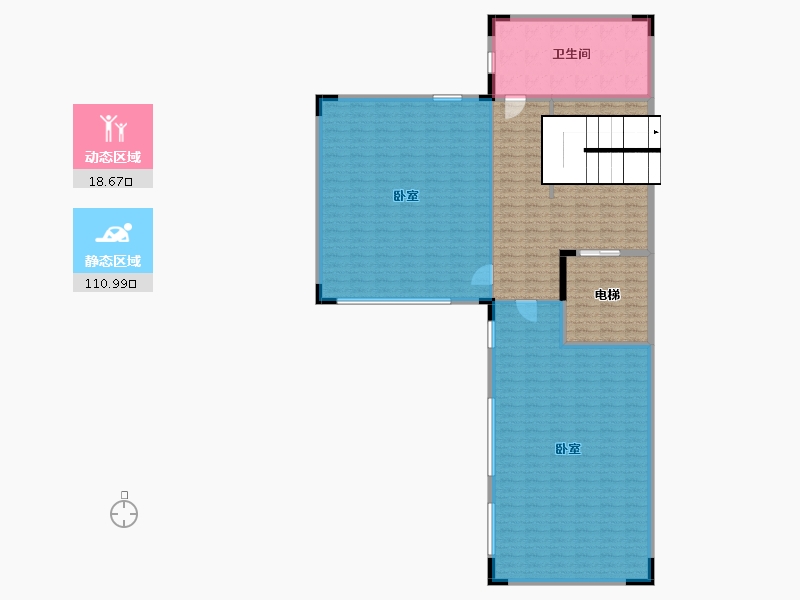 湖南省-长沙市-长沙院子-169.80-户型库-动静分区