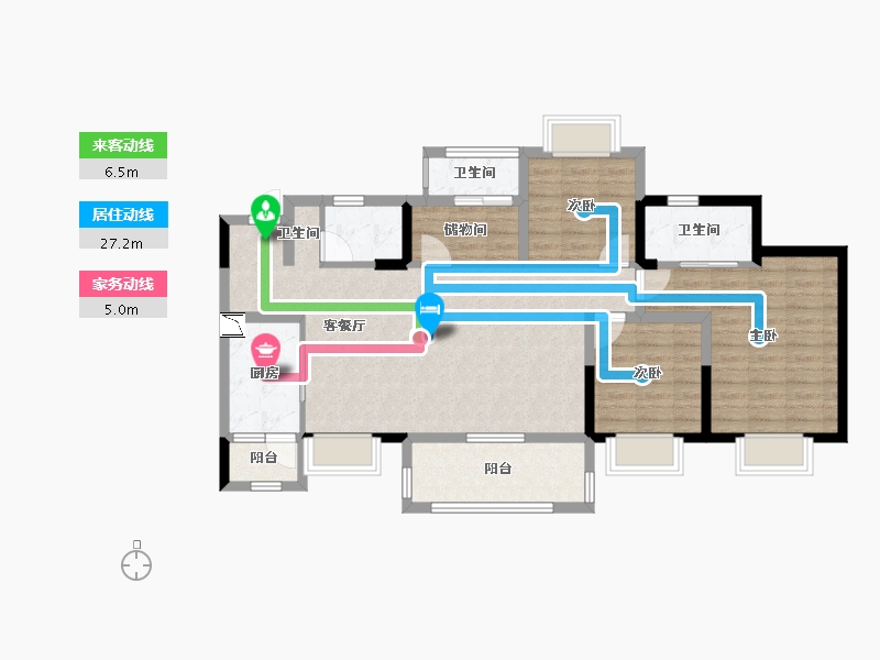 四川省-成都市-仁美熙和府-98.36-户型库-动静线