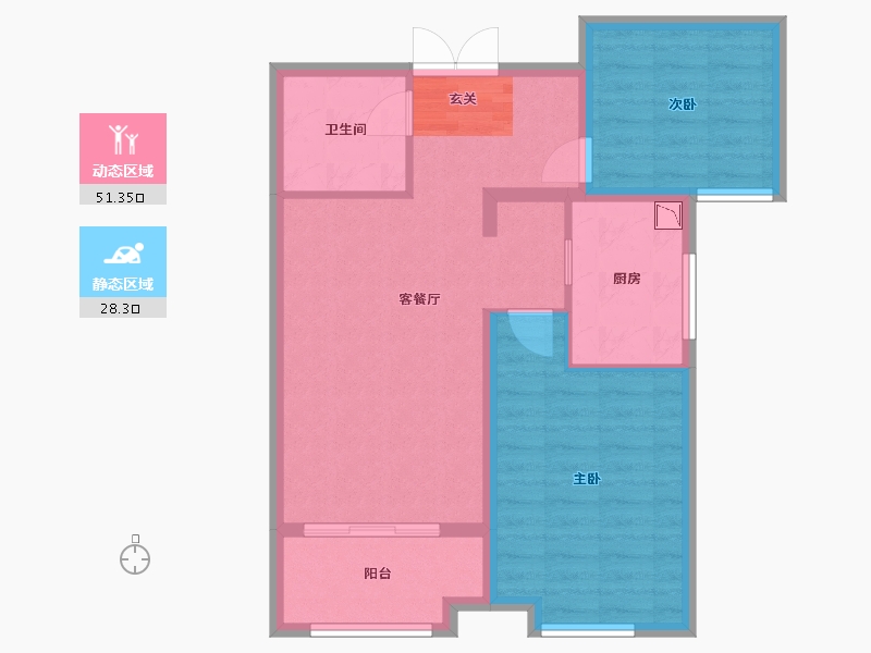 河北省-石家庄市-翰林国际-71.19-户型库-动静分区