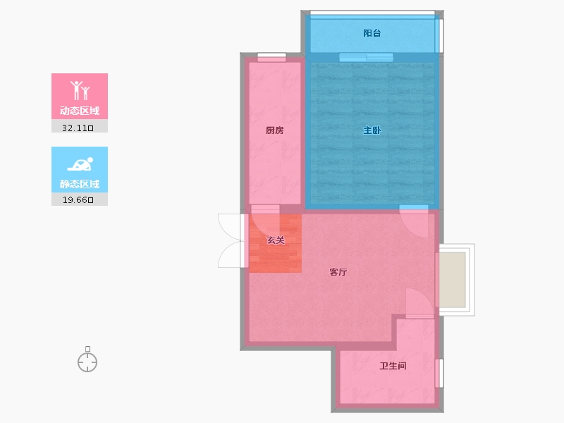 河北省-廊坊市-卓立金领域-45.56-户型库-动静分区