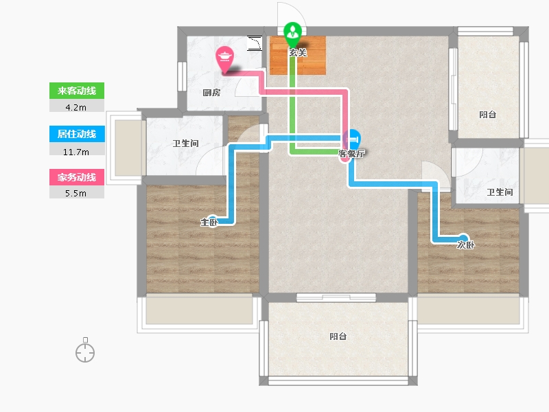 四川省-绵阳市-三汇・四季公园-71.72-户型库-动静线