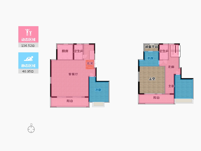 江苏省-常州市-龙湖・景粼天著-189.11-户型库-动静分区