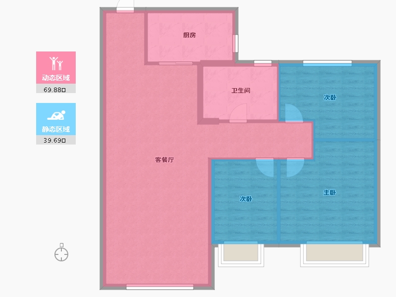 新疆维吾尔自治区-乌鲁木齐市-恒大旅游城-100.15-户型库-动静分区