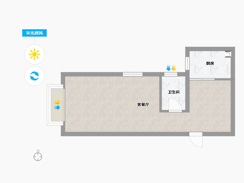 湖南省-怀化市-嘉鸿天街（榆园）-35.43-户型库-采光通风