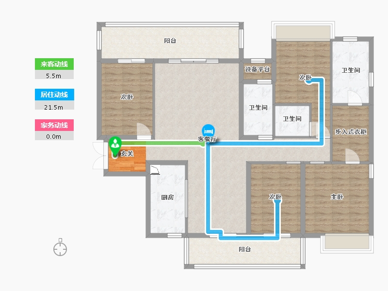 广西壮族自治区-南宁市-阳光城江山�Z原-150.16-户型库-动静线