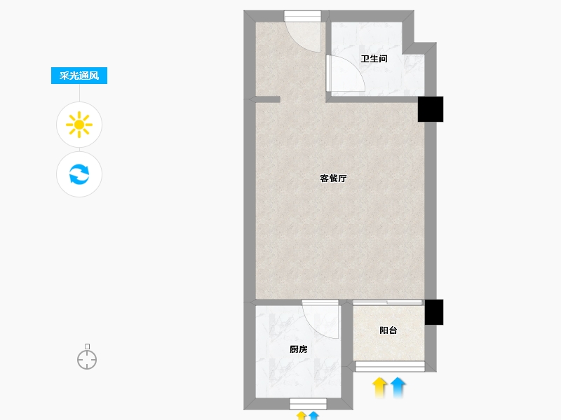 湖南省-衡阳市-万恒樾府-27.33-户型库-采光通风