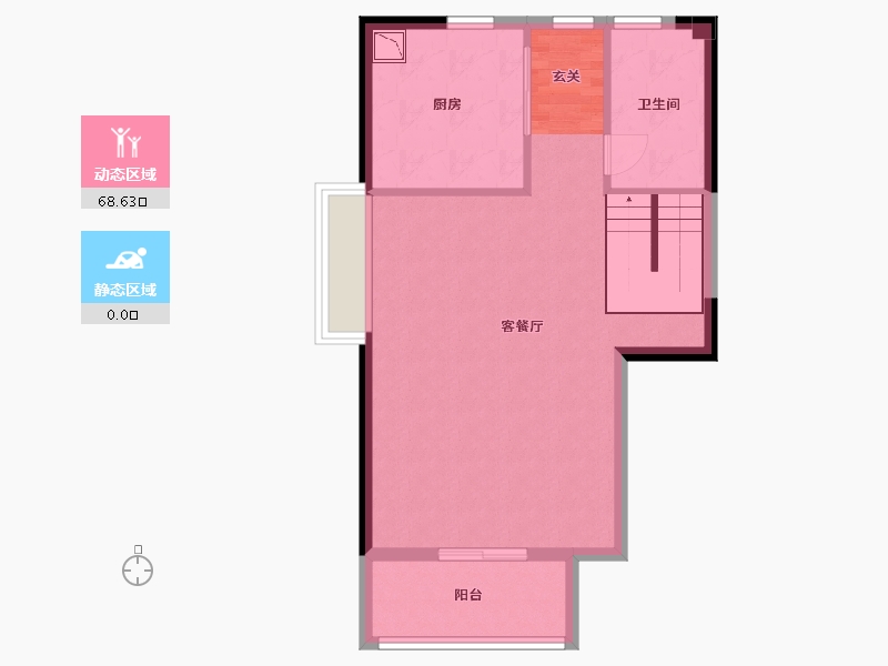 广东省-佛山市-五矿崇文金城-62.40-户型库-动静分区