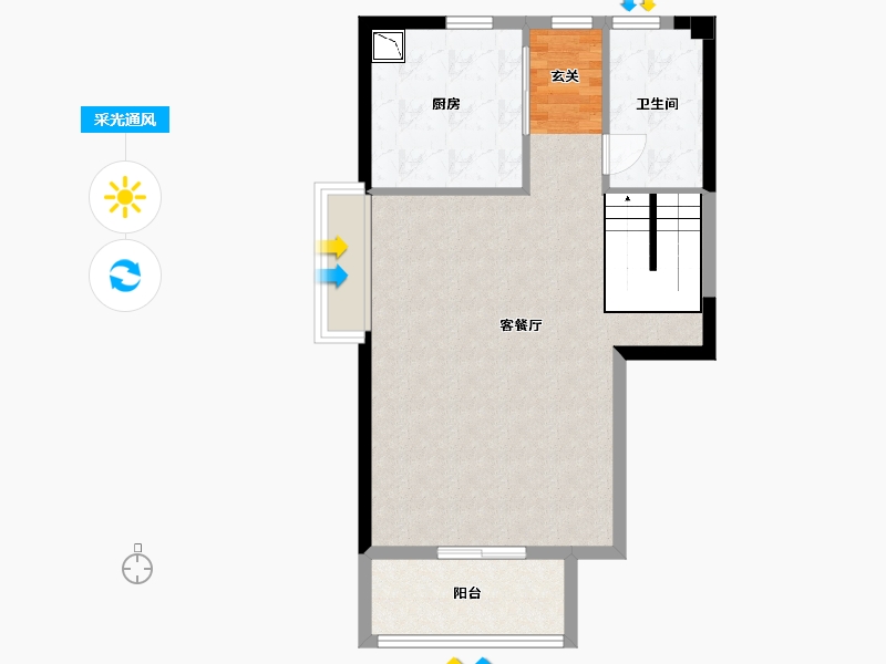 广东省-佛山市-五矿崇文金城-62.40-户型库-采光通风