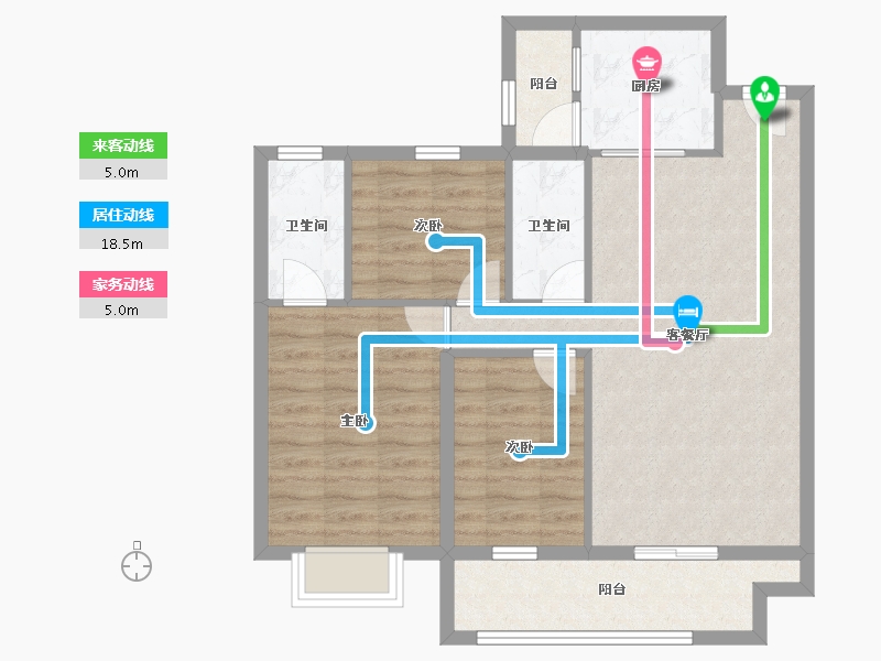 广西壮族自治区-梧州市-龙湖-79.77-户型库-动静线