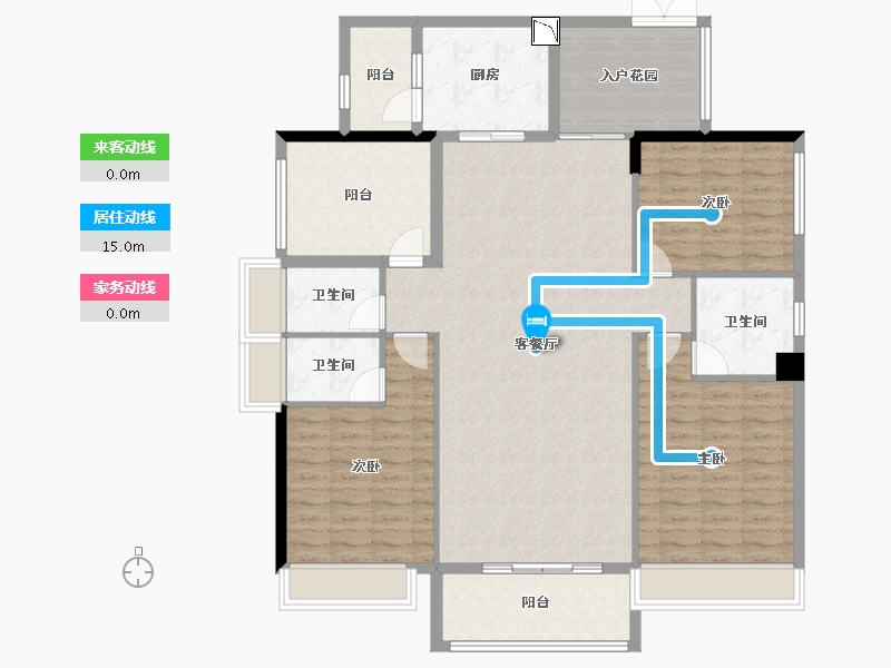 广西壮族自治区-梧州市-富城·爱琴海-136.88-户型库-动静线