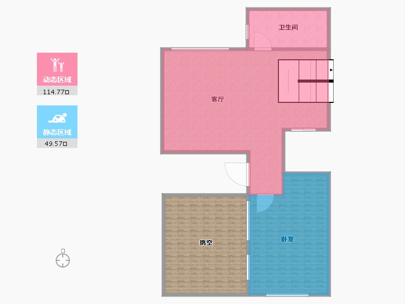 湖南省-长沙市-长沙院子-198.41-户型库-动静分区