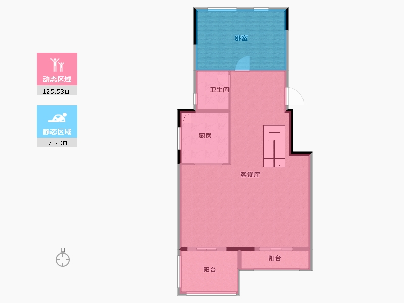 湖南省-长沙市-长沙院子-143.31-户型库-动静分区