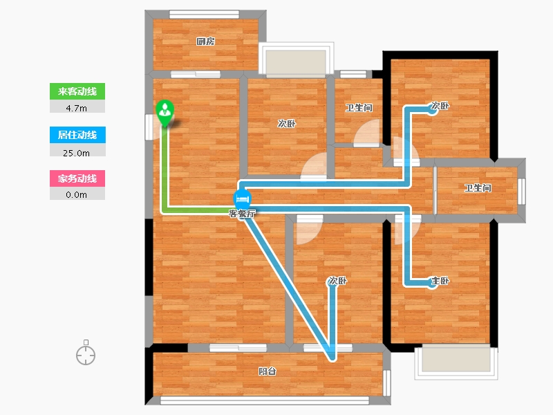 福建省-福州市-中发印象外滩-94.13-户型库-动静线