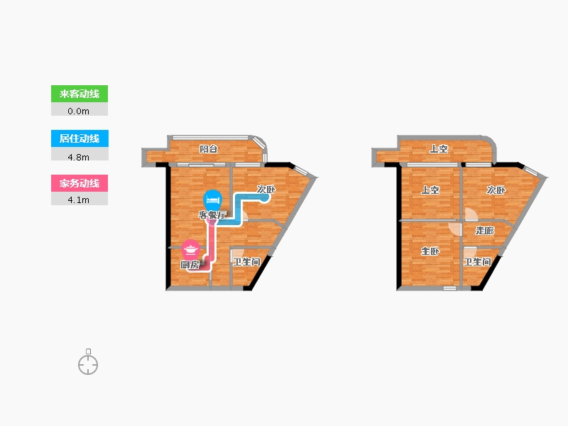 广东省-肇庆市-嘉宏国际中心-107.64-户型库-动静线