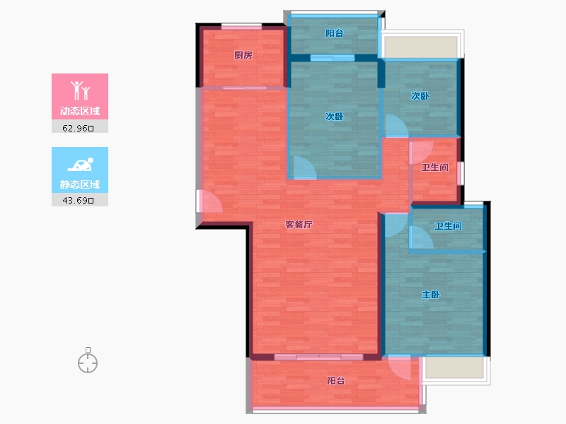 广东省-汕头市-充耀号-96.35-户型库-动静分区