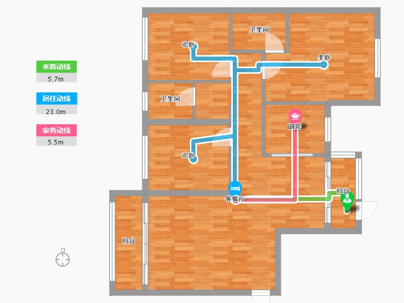 湖南省-郴州市-立昇领域-94.75-户型库-动静线