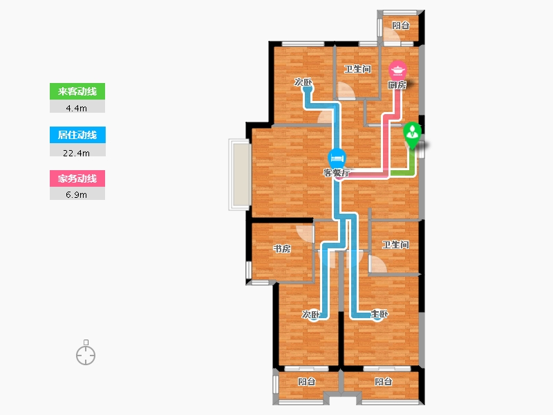 江苏省-连云港市-恒大林溪郡-120.00-户型库-动静线