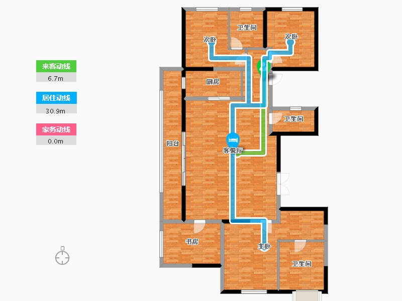 湖北省-武汉市-联投中心-152.99-户型库-动静线