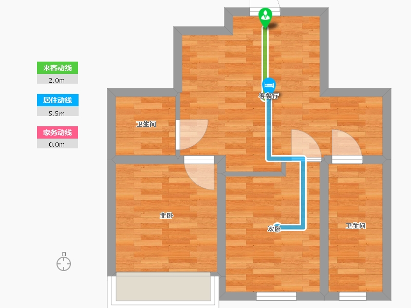 辽宁省-沈阳市-融创城-48.12-户型库-动静线