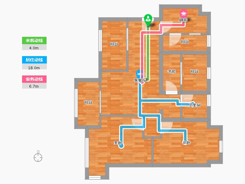 四川省-成都市-源上湾万融城-D区-72.61-户型库-动静线