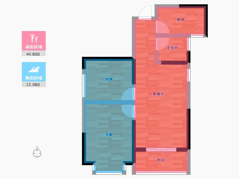 河南省-郑州市-泉舜上城-57.00-户型库-动静分区