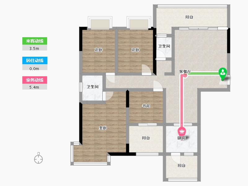 广西壮族自治区-南宁市-广西日报社-113.55-户型库-动静线