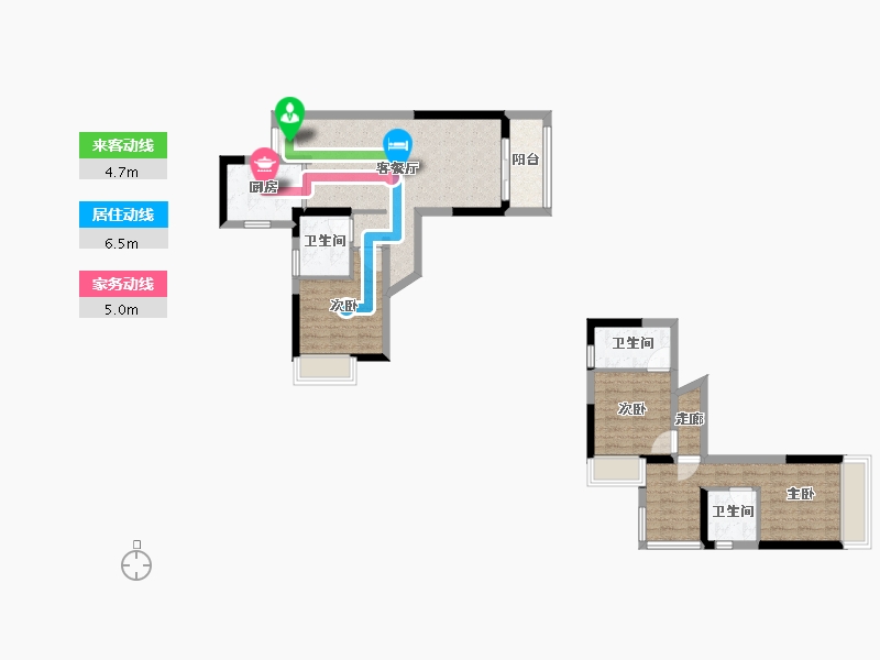 广东省-广州市-保利阅云台-81.83-户型库-动静线