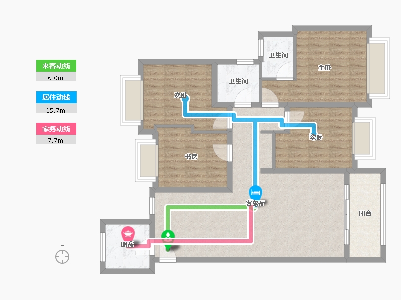 江西省-宜春市-阳光-97.62-户型库-动静线