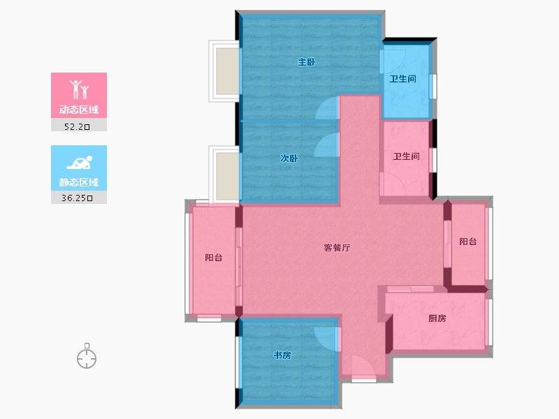 广东省-广州市-融创春风岭南-78.48-户型库-动静分区