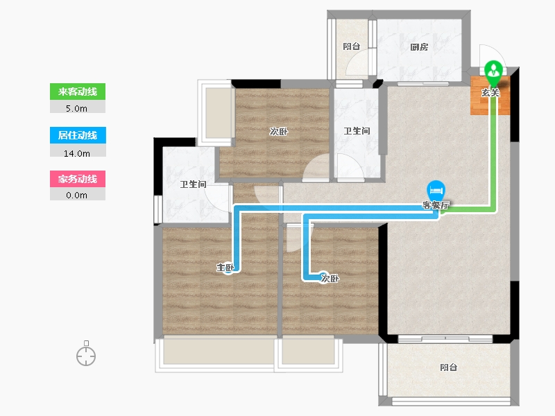 广东省-清远市-梧桐首府-78.82-户型库-动静线