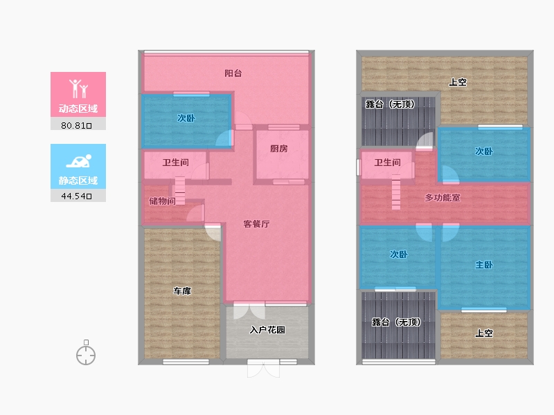 陕西省-西安市-太乙长安道-180.00-户型库-动静分区