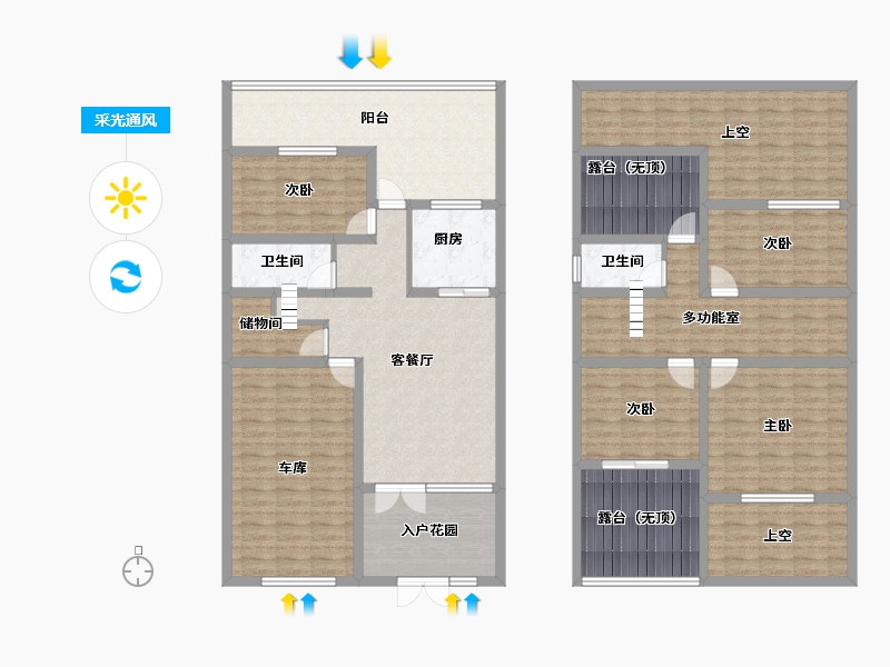 陕西省-西安市-太乙长安道-180.00-户型库-采光通风