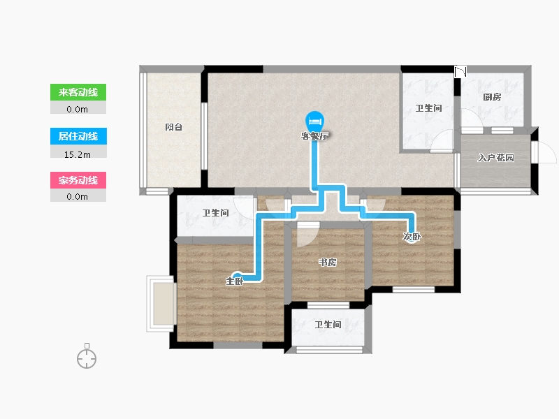 四川省-成都市-置信F区-98.99-户型库-动静线