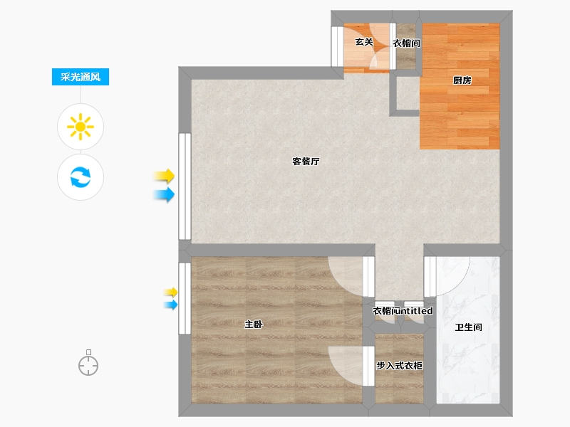 California-San Mateo-Bay View Terrace-39.50-户型库-采光通风