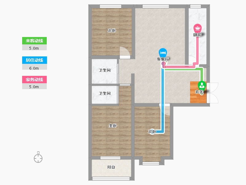 河北省-廊坊市-卓立金领域-81.91-户型库-动静线