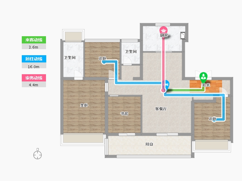 江苏省-常州市-旭辉・都会上著-112.00-户型库-动静线