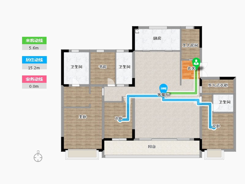 江苏省-常州市-春秋金茂府-176.00-户型库-动静线