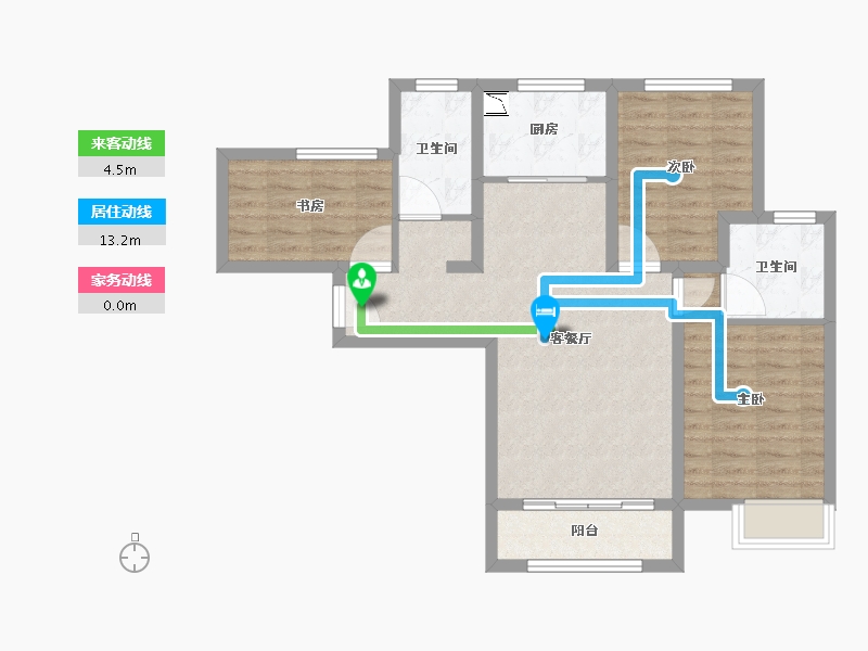 河北省-廊坊市-丁香园-78.01-户型库-动静线