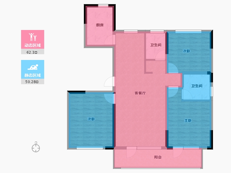 山东省-青岛市-银盛泰德郡-101.00-户型库-动静分区