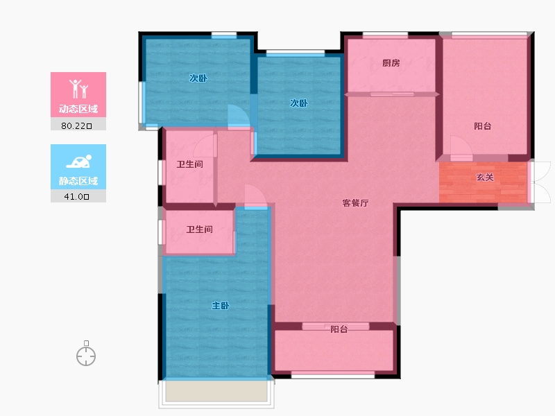 河南省-许昌市-盛亚名郡-108.01-户型库-动静分区