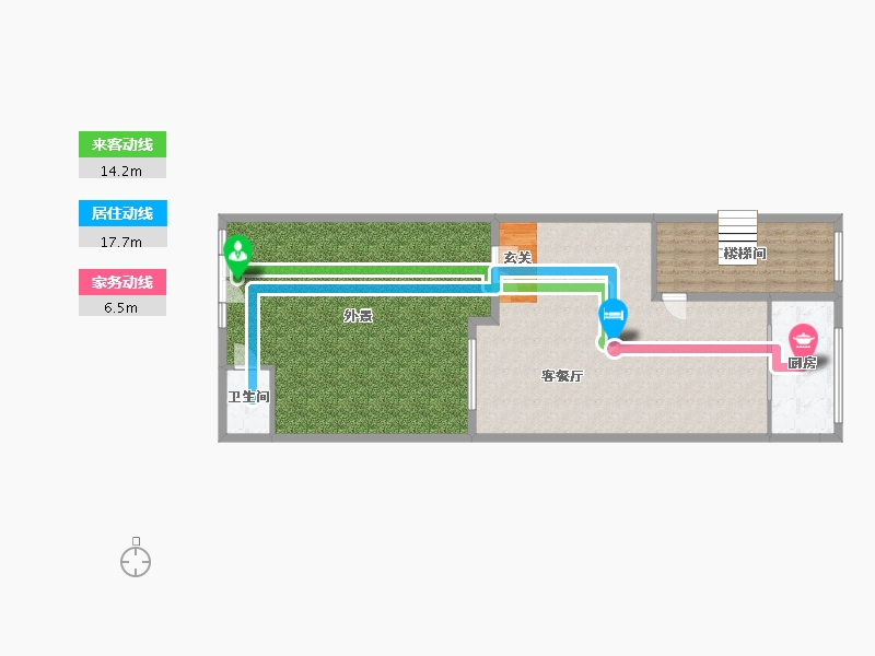 河南省-信阳市-自建别墅-127.05-户型库-动静线