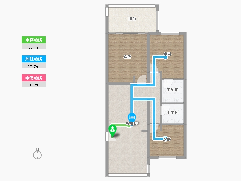 福建省-福州市-交通路梦茵园-82.98-户型库-动静线